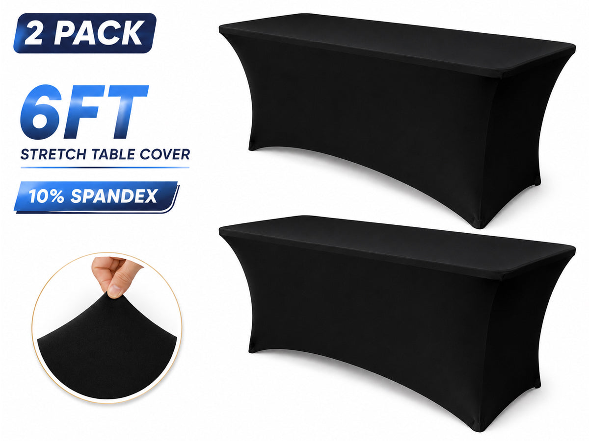 6ft Stretch Spandex Table Cover