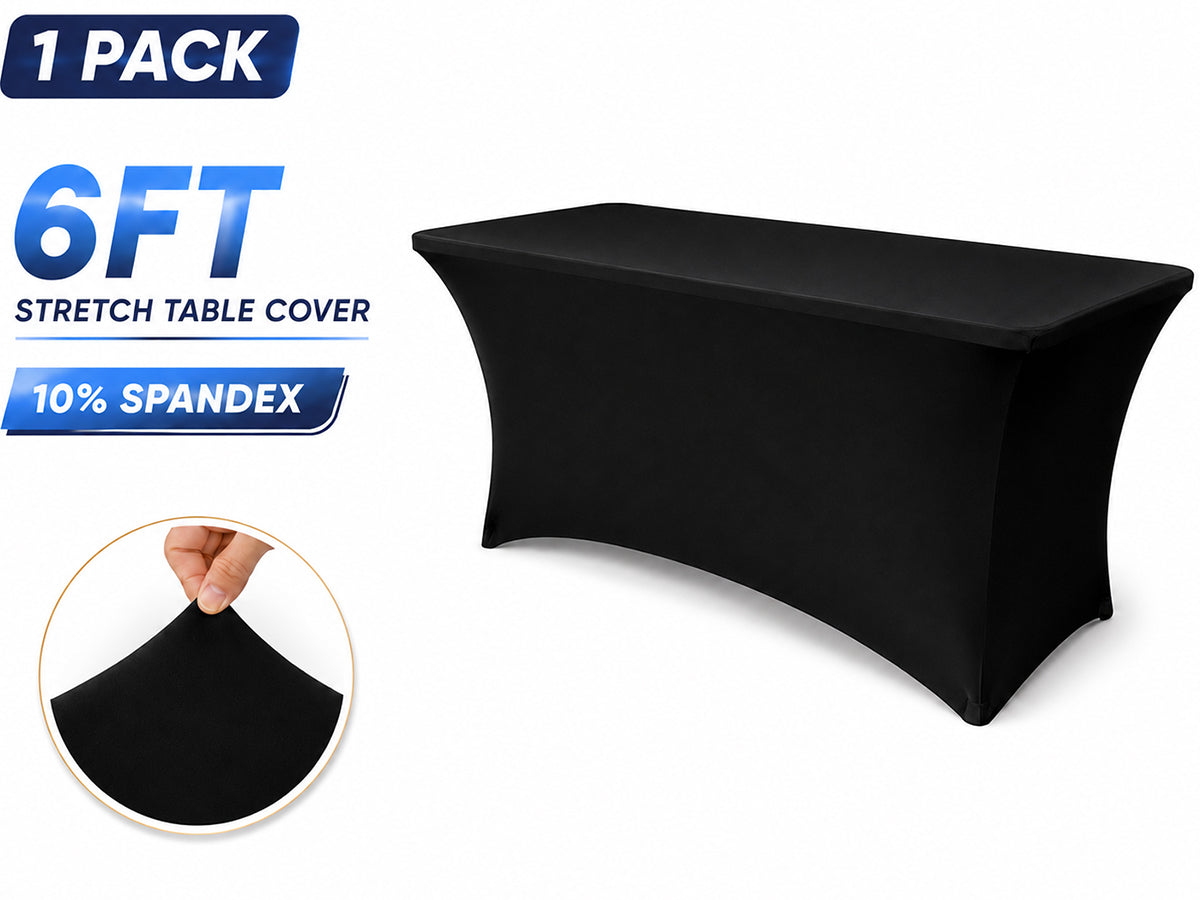 6ft Stretch Spandex Table Cover