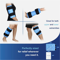 Thumbnail for Large Knee Ice Pack for Injuries, Reusable Gel Cold Pack for Knee