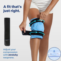 Thumbnail for Large Knee Ice Pack for Injuries, Reusable Gel Cold Pack for Knee
