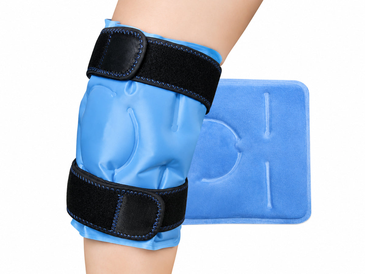 Large Knee Ice Pack for Injuries, Reusable Gel Cold Pack for Knee