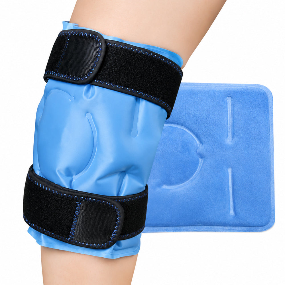 Large Knee Ice Pack for Injuries, Reusable Gel Cold Pack for Knee