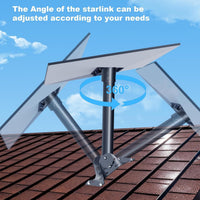 Thumbnail for Starlink Gen 3 Mount, 360 Rotatable Roof & Wall Mount for V3 Starlink