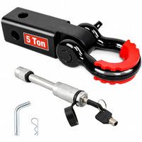 Thumbnail for Hitch Receiver Bonus Bow Shackle Tow Bar Recovery Receiver