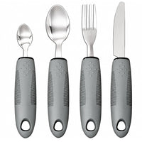 Thumbnail for Adaptive Utensils 4pcs Set for Hand Tremors, Elderly, Arthritis, Arkinsons
