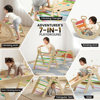 Thumbnail for Pikler Triangle Set Wooden