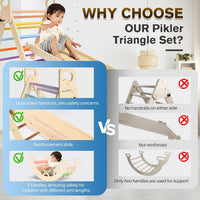 Thumbnail for Pikler Triangle Set Wooden