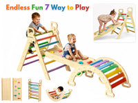 Thumbnail for Pikler Triangle Set Wooden
