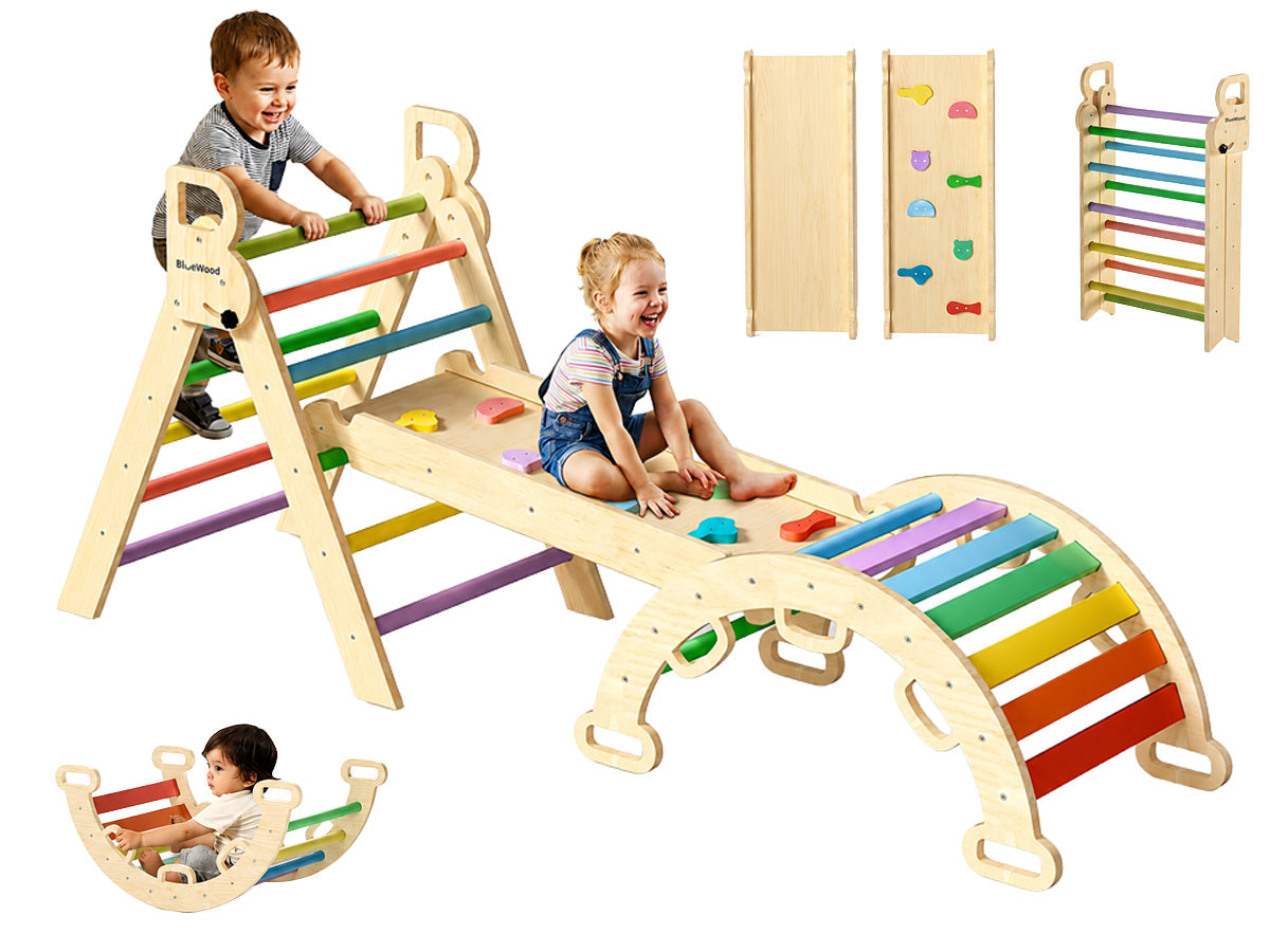 Pikler Triangle Set Wooden