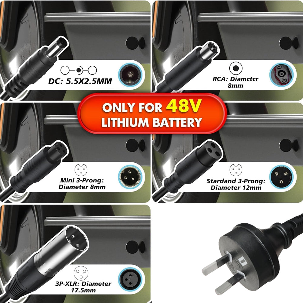 Electric Scooter Charger 54.6V 2A