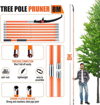 Thumbnail for Manual Pole Saw Extendable Tree Pruner
