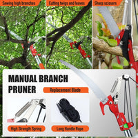 Thumbnail for Manual Pole Saw Extendable Tree Pruner