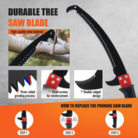 Thumbnail for Manual Pole Saw Extendable Tree Pruner