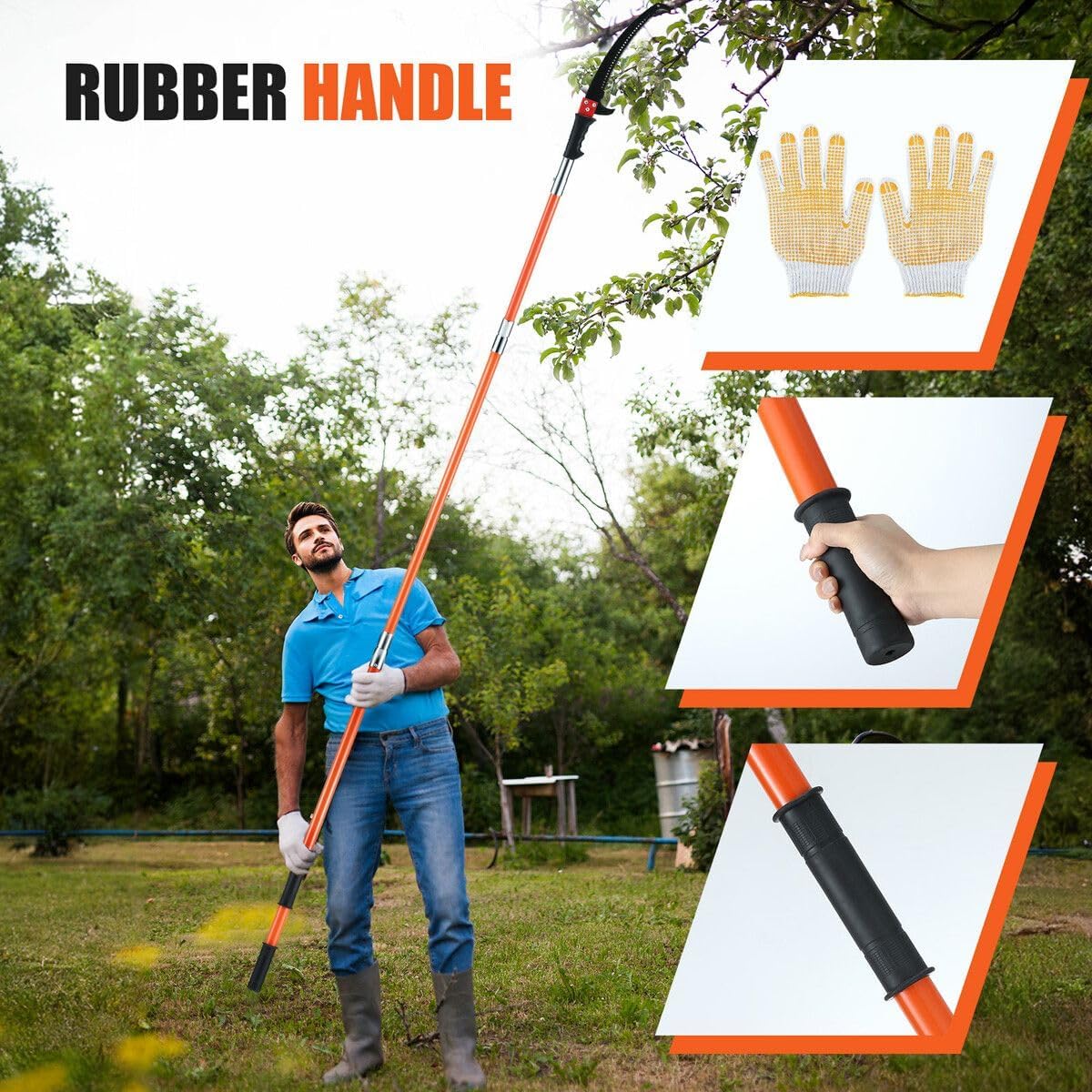 Manual Pole Saw Extendable Tree Pruner