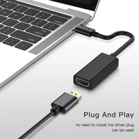 Thumbnail for USB-C to HDMI 4K Adapter Cable HDTV Converter
