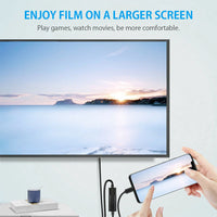 Thumbnail for USB-C to HDMI 4K Adapter Cable HDTV Converter