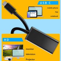 Thumbnail for USB-C to HDMI 4K Adapter Cable HDTV Converter