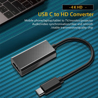 Thumbnail for USB-C to HDMI 4K Adapter Cable HDTV Converter