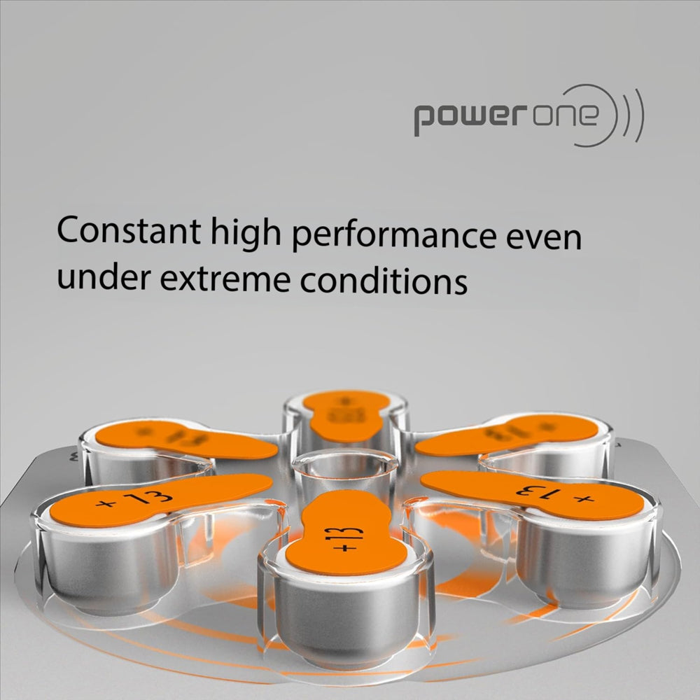 Power One P13 Hearing Aid Batteries