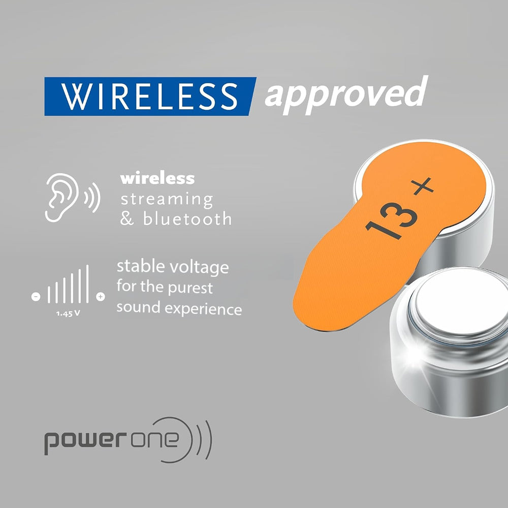 Power One P13 Hearing Aid Batteries