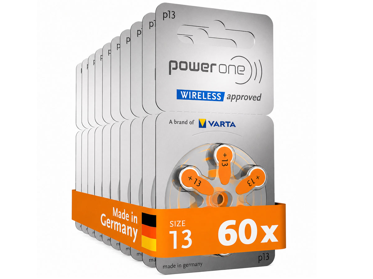 Power One P13 Hearing Aid Batteries