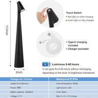 Thumbnail for LED Desk Lamp  Cordless Rechargeable