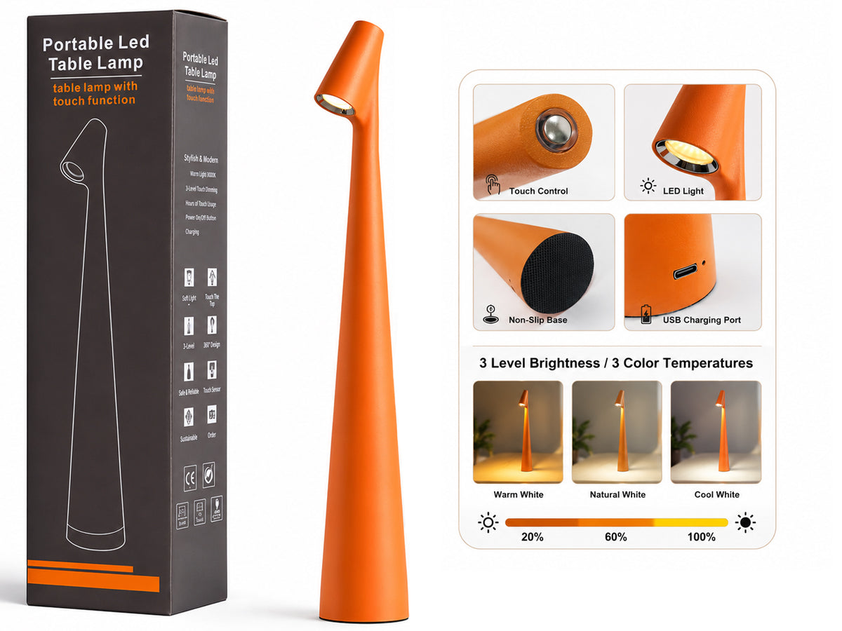 LED Night Lamp  Cordless Rechargeable