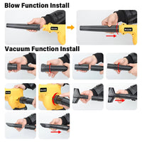 Thumbnail for Cordless Leaf Blower Electric Blower 21V