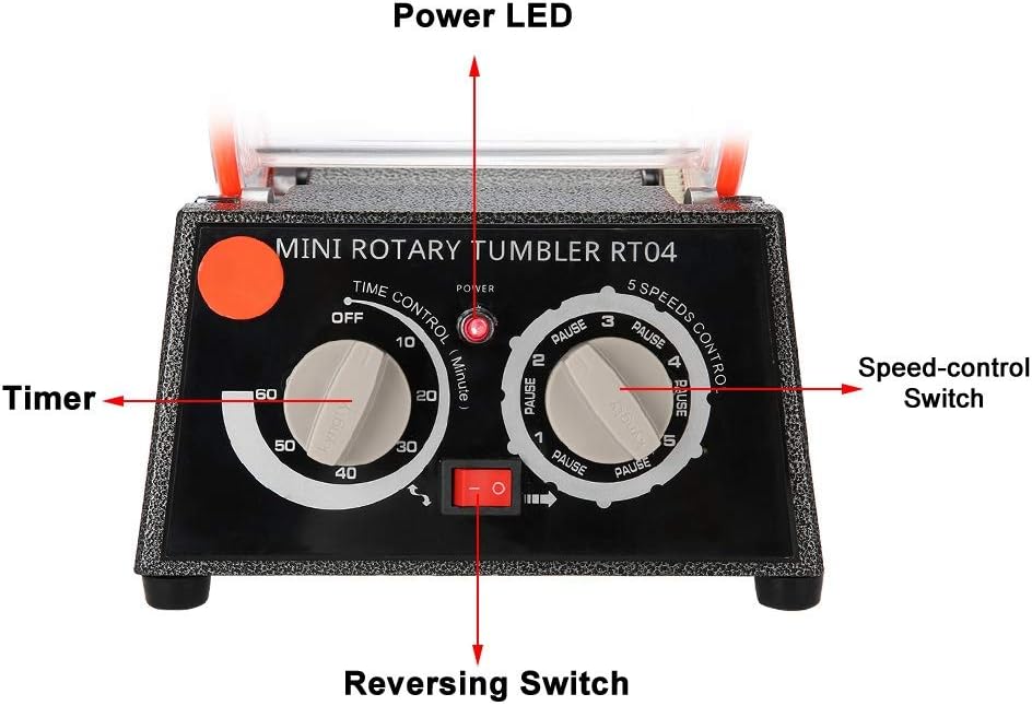 Jewellery Polisher Rotary Tumbler Finisher