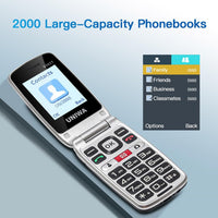 Thumbnail for Big Button Senior Mobile Phone – 4G Dual SIM Flip Phone with SOS Button, Charging Dock, Dual Screen and Bluetooth 5.0
