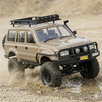 Thumbnail for RC Rock Crawler – 1:16 Scale 4WD SUV with LED Lights, Snorkel, Roof Rack, Spare Tyre and 2 Batteries