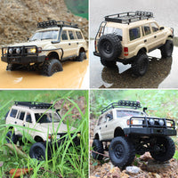 Thumbnail for RC Rock Crawler – 1:16 Scale 4WD SUV with LED Lights, Snorkel, Roof Rack, Spare Tyre and 2 Batteries
