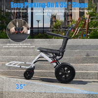 Thumbnail for 12 Inch Folding Wheelchair Mobility Disability Aid