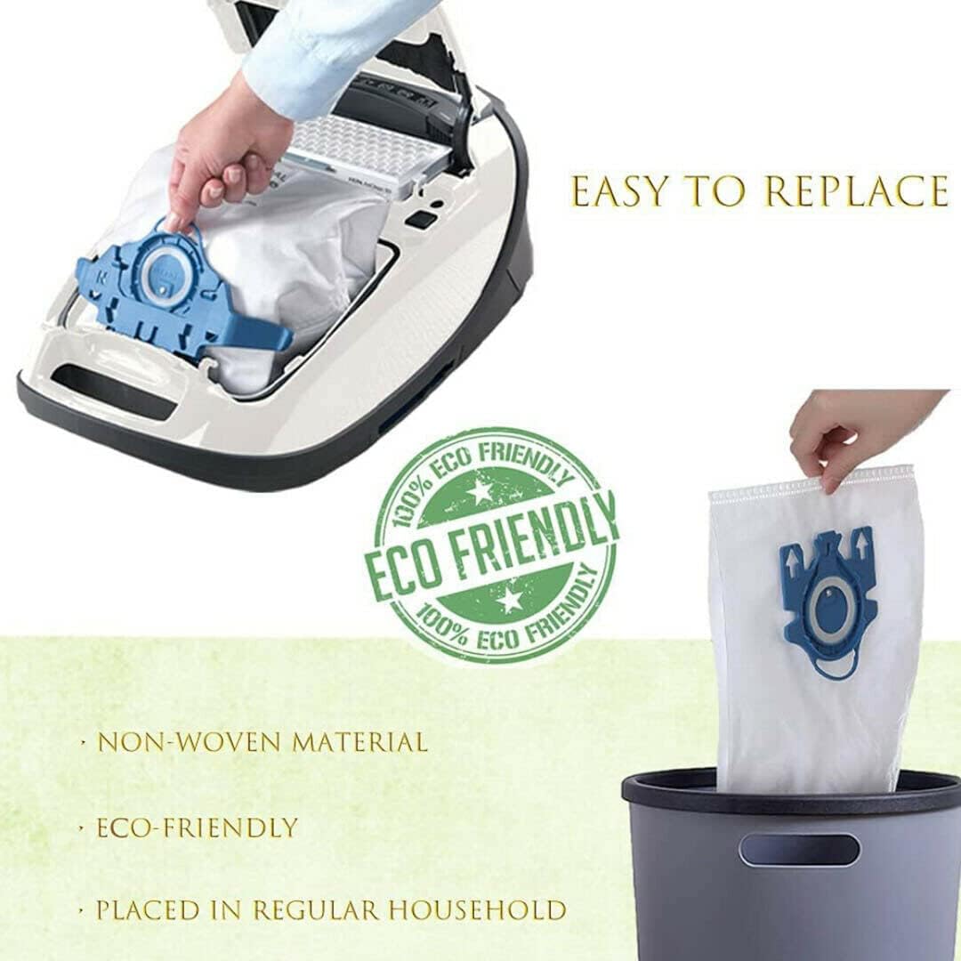 12 Vacuum Cleaner Bags for Miele 3D GN C2 C3 S2 S5 S8 S5211 S5210 S8310
