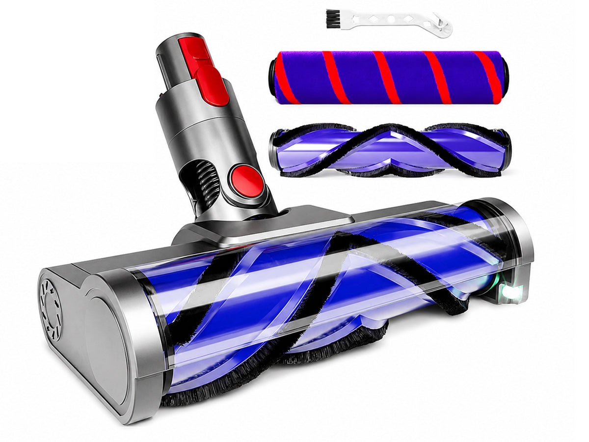 Dyson Brush LED Head V7 V8 V10 V11 Vacuum Cleaners with with 2 Rollers