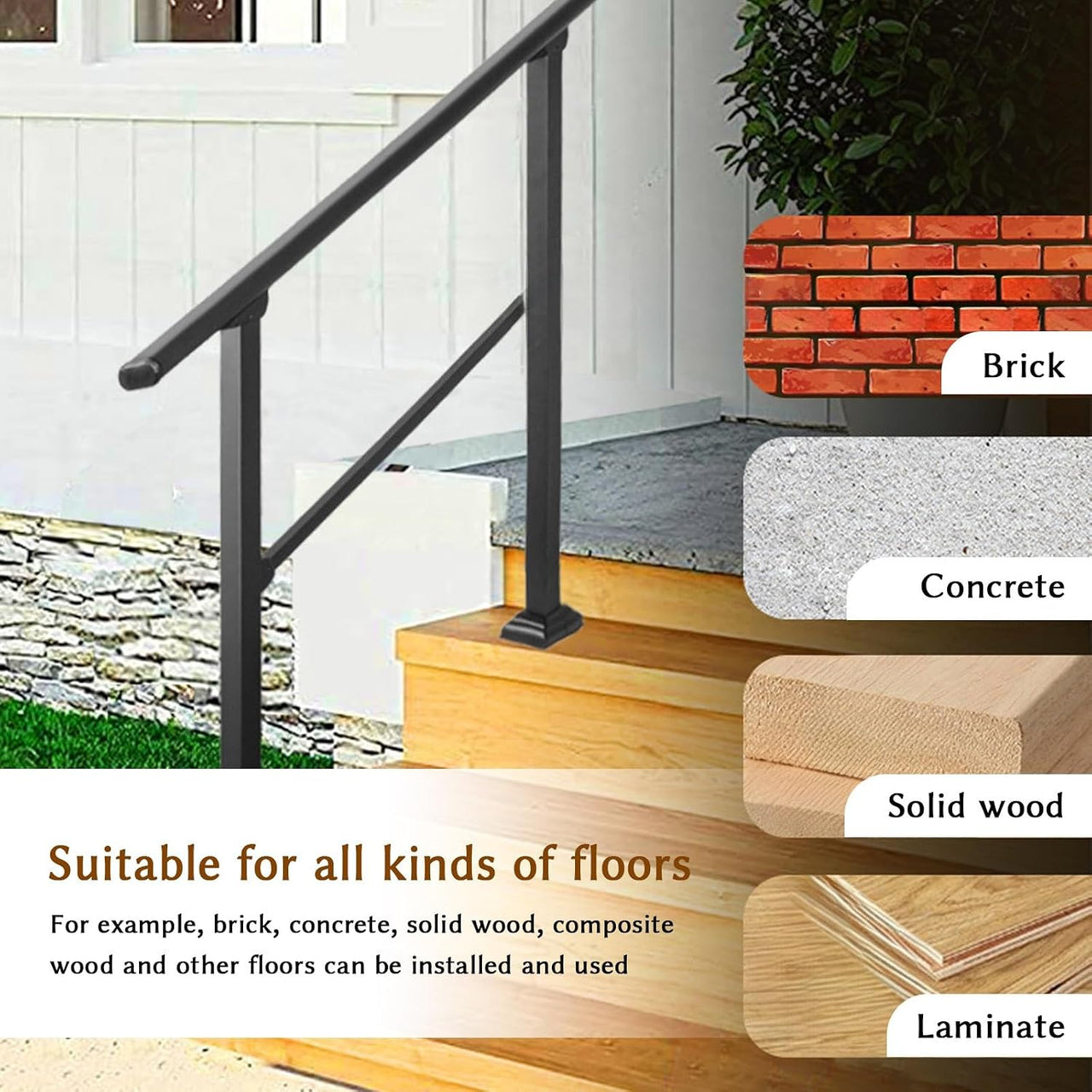 Stair Handrail 3 Steps