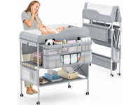 Thumbnail for Foldable Nappy Changing Table with Storage