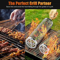 Thumbnail for Rolling Grill Basket