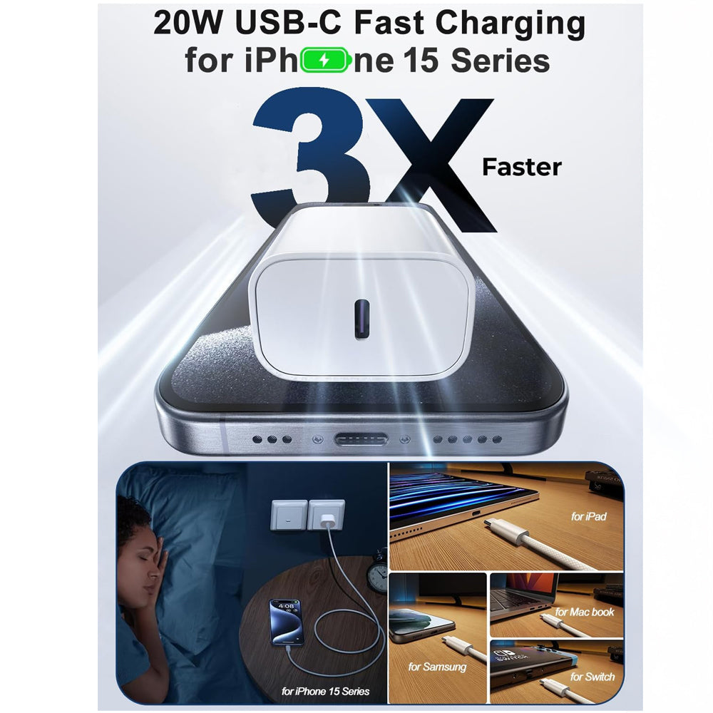 Replacement 20W iPhone Fast Charger
