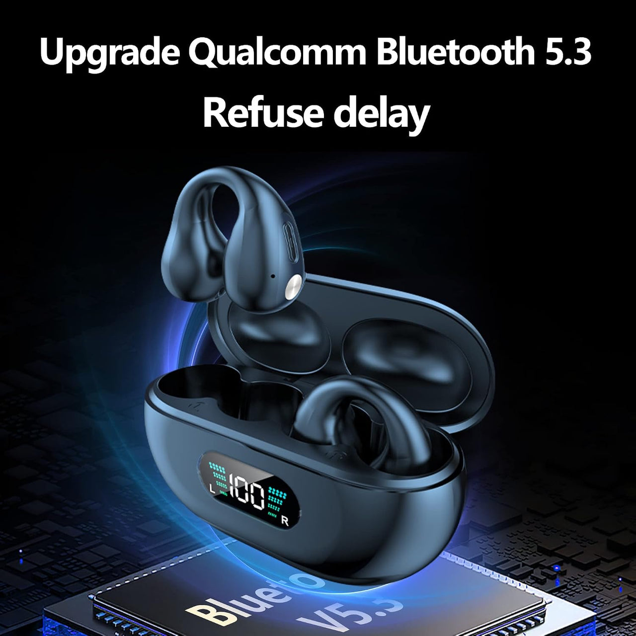 Open Ear Clip Headphones