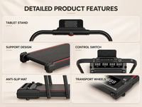 Thumbnail for Foldable 4-in-1 Walking & Running Smart Treadmill