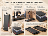 Thumbnail for Foldable 4-in-1 Walking & Running Smart Treadmill