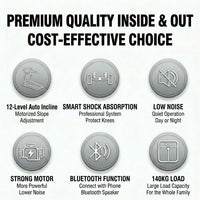 Thumbnail for Incline Treadmill Mechanical Treadmill Walking Machine