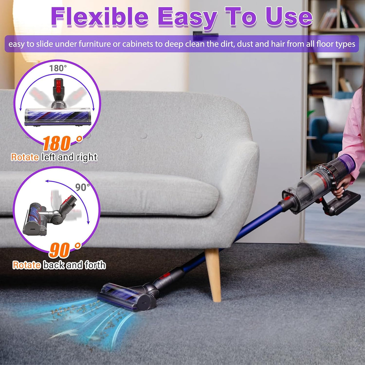 Dysons V7 V8 V10 V11 V15 Vacuum Cleaners Brush Head