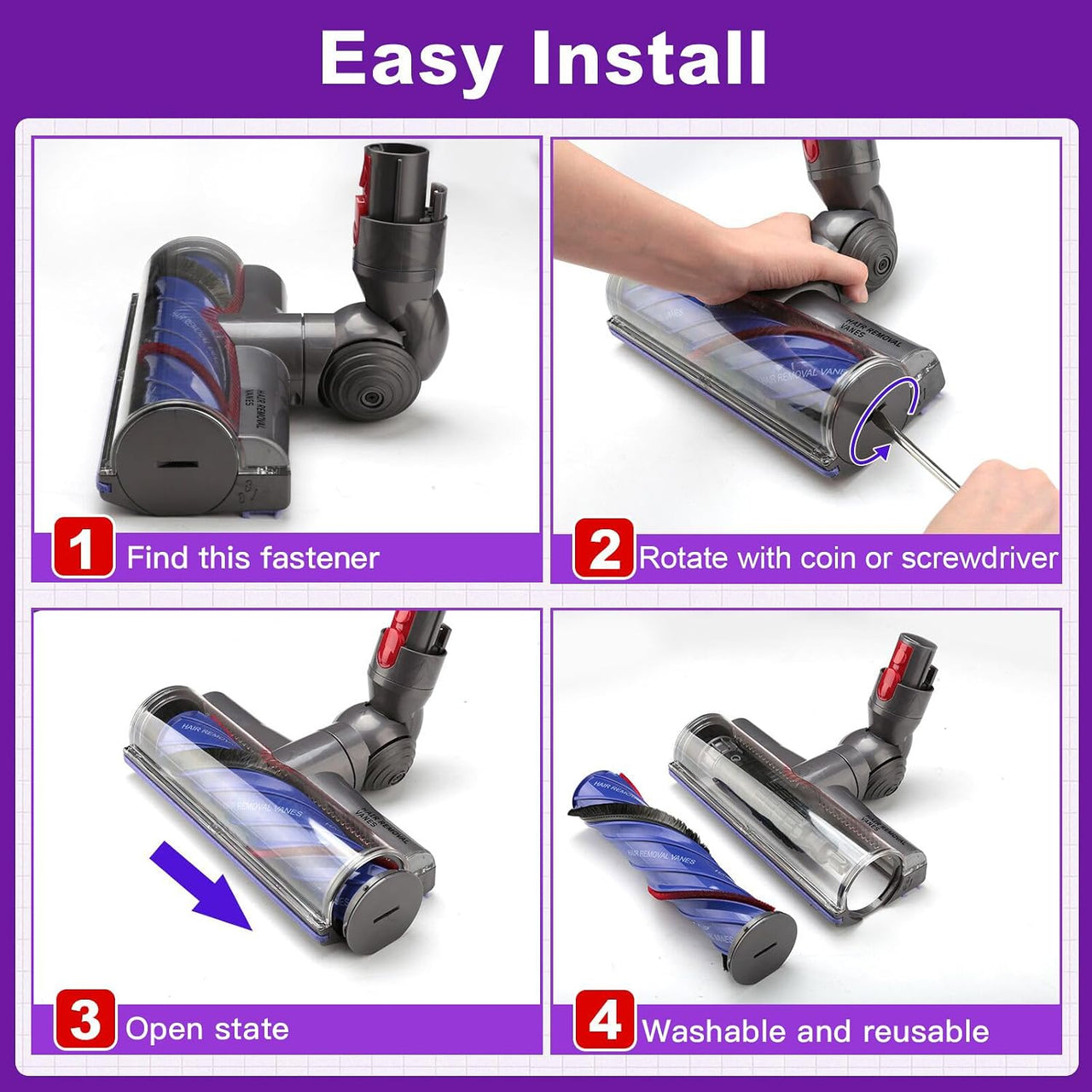 Dysons V7 V8 V10 V11 V15 Vacuum Cleaners Brush Head