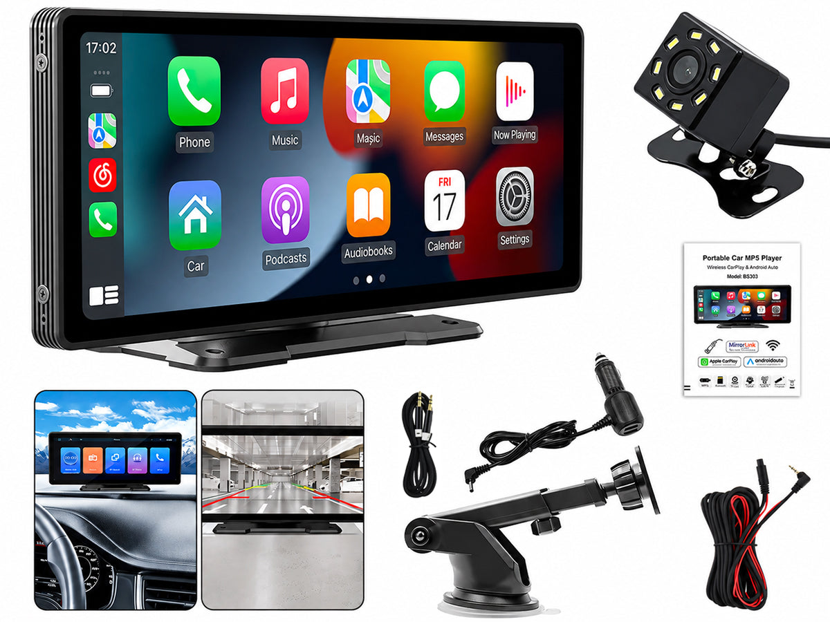 Apple Carplay Android auto Car Stereo Player 9"