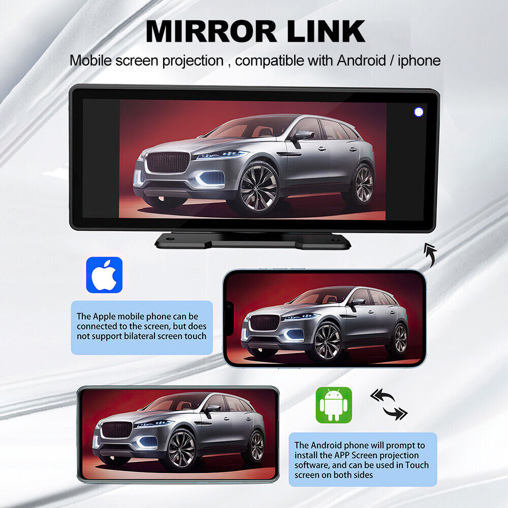 Apple Carplay Android auto Car Stereo Player 9"