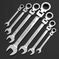Thumbnail for 12Pc Metric Flexi Head Ratchet Spanner Wrench Set