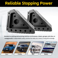 Thumbnail for 2PCS Solid Rubber Wheel Chock