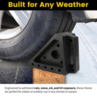 Thumbnail for 2PCS Solid Rubber Wheel Chock